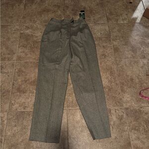 O NWT Women’s Lauren Ralph Lauren wool trouser pants